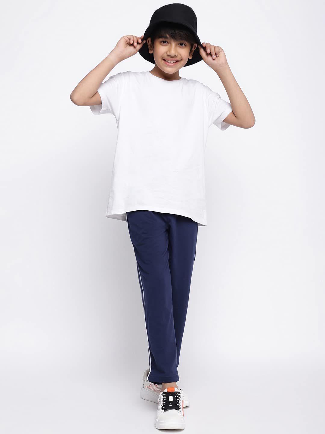 Lil Tomatoes Boys Cotton Trackpant - Navy - Image 5