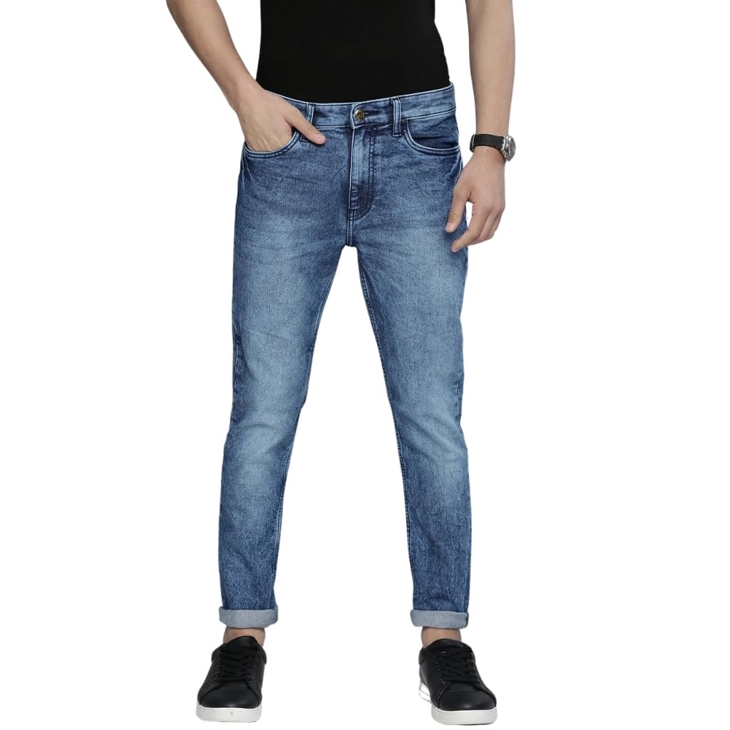 The Indian Garage Co Men Mid Rise Slim Fit Jeans - Blue