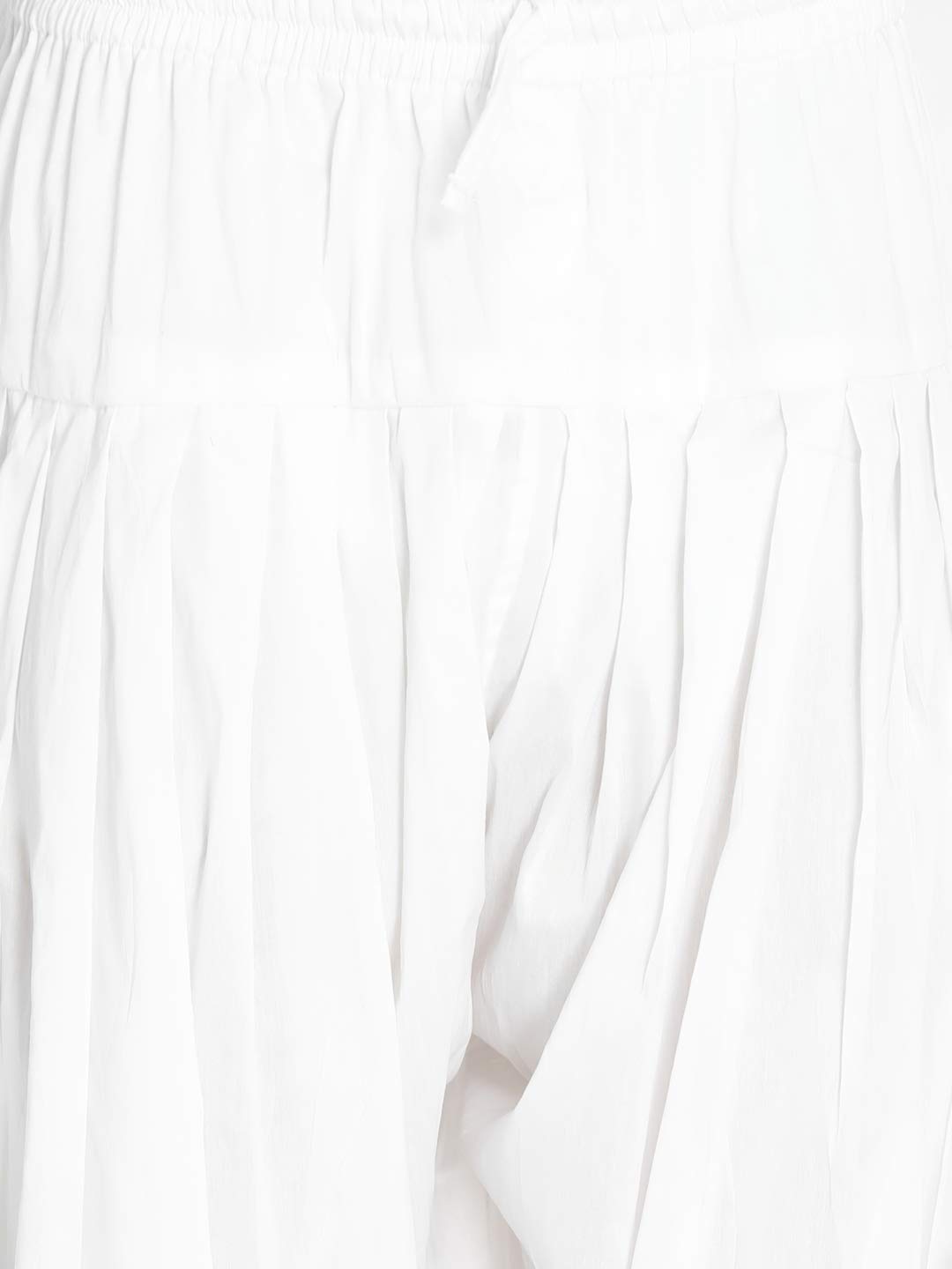 Vastramay Men's White Patiala Pyjama - Image 3