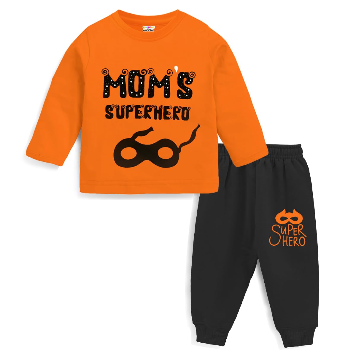 Kuchipoo Boy Cotton T-Shirts and Pyjamas Set - Multi-Colored - Image 3