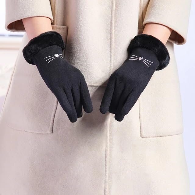 REFFER Women Wool Gloves - Warm Velvet - Image 5