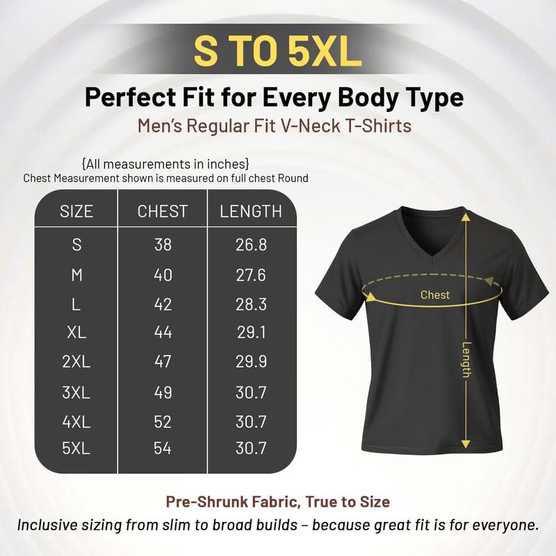 Aventura Outfitters Men's Cotton V-Neck Tees - Image 3