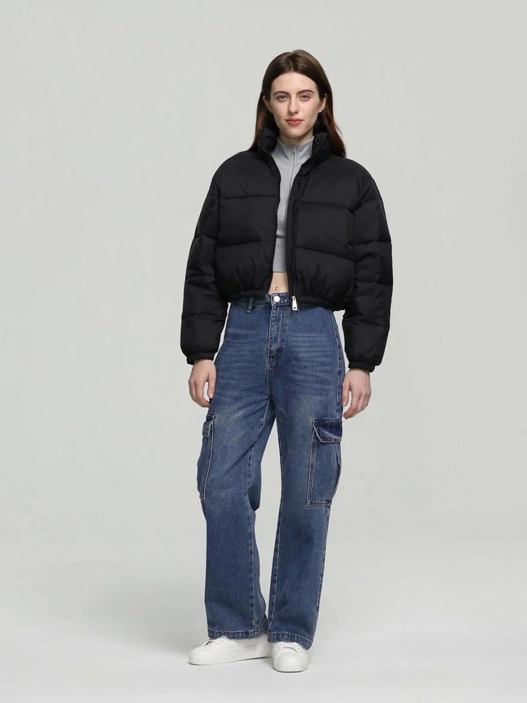 KOTTY Women's White Puffer Jacket - Image 3