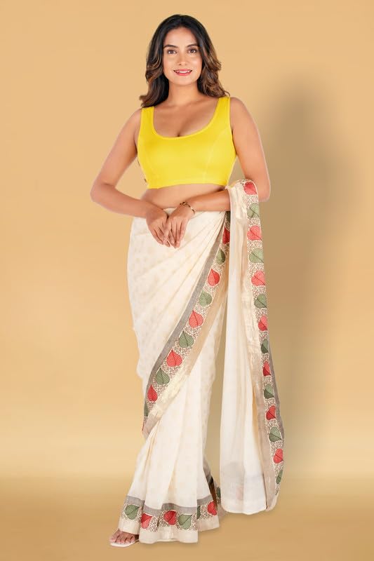 Abhi Cotton U-Neck Sleeveless Blouse for Women - Image 4