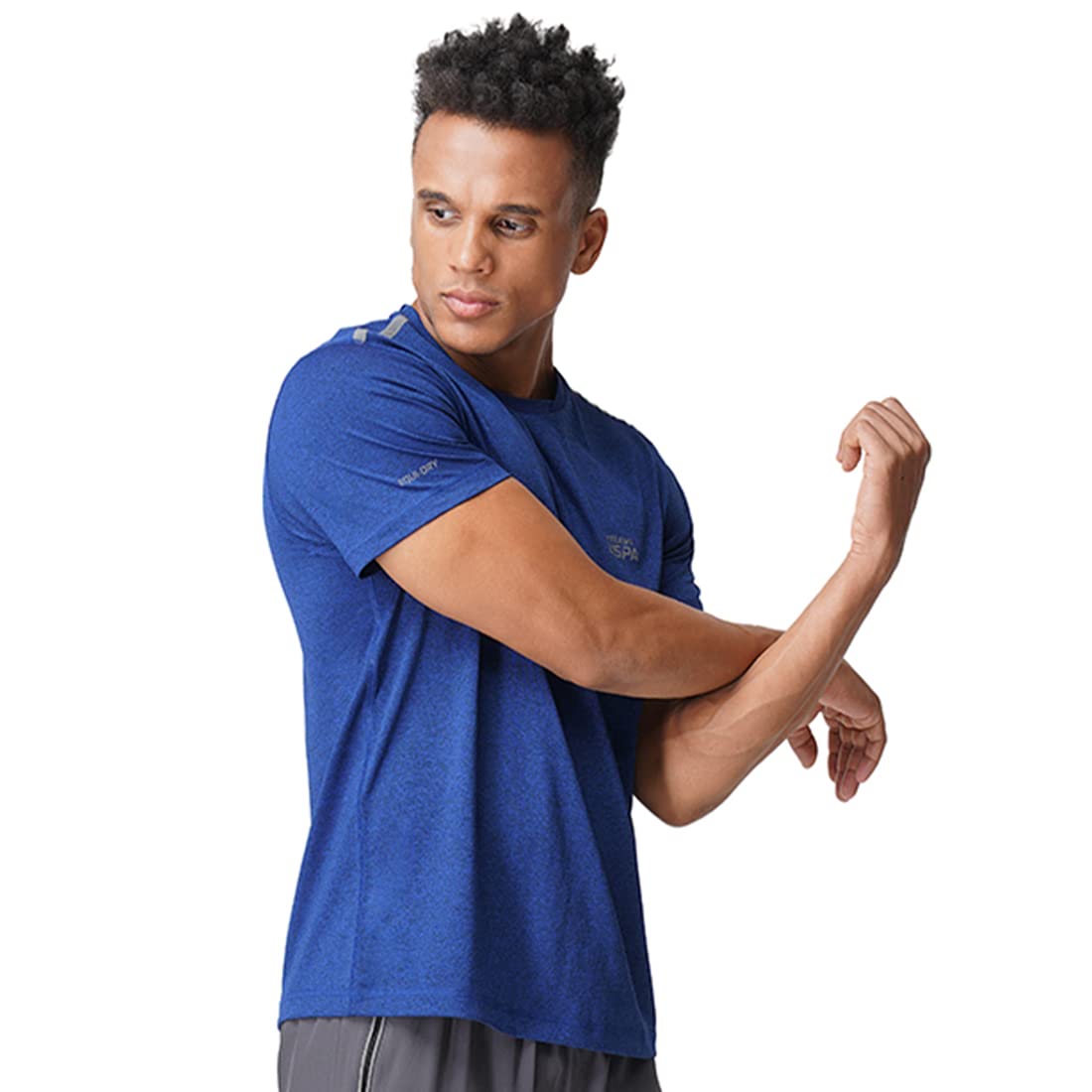 U. S. POLO ASSN. Men Reflective Logo T-Shirt - Blue - Image 4