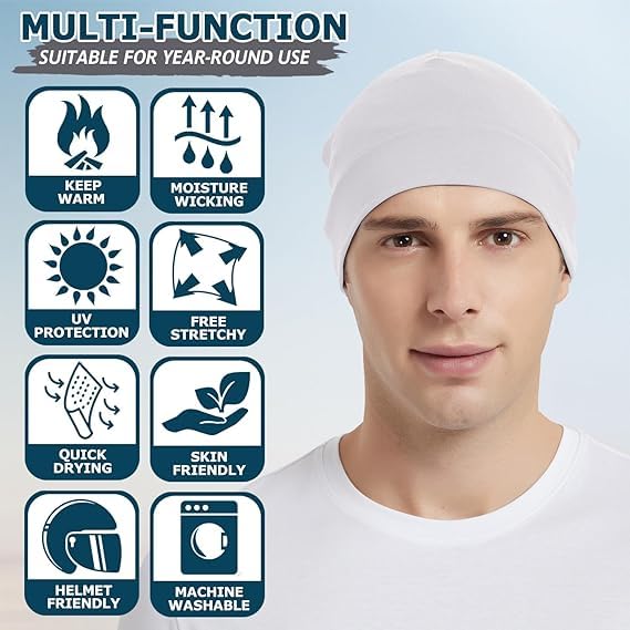 PAROPKAR Cotton Lycra Beanie Cap - Image 2