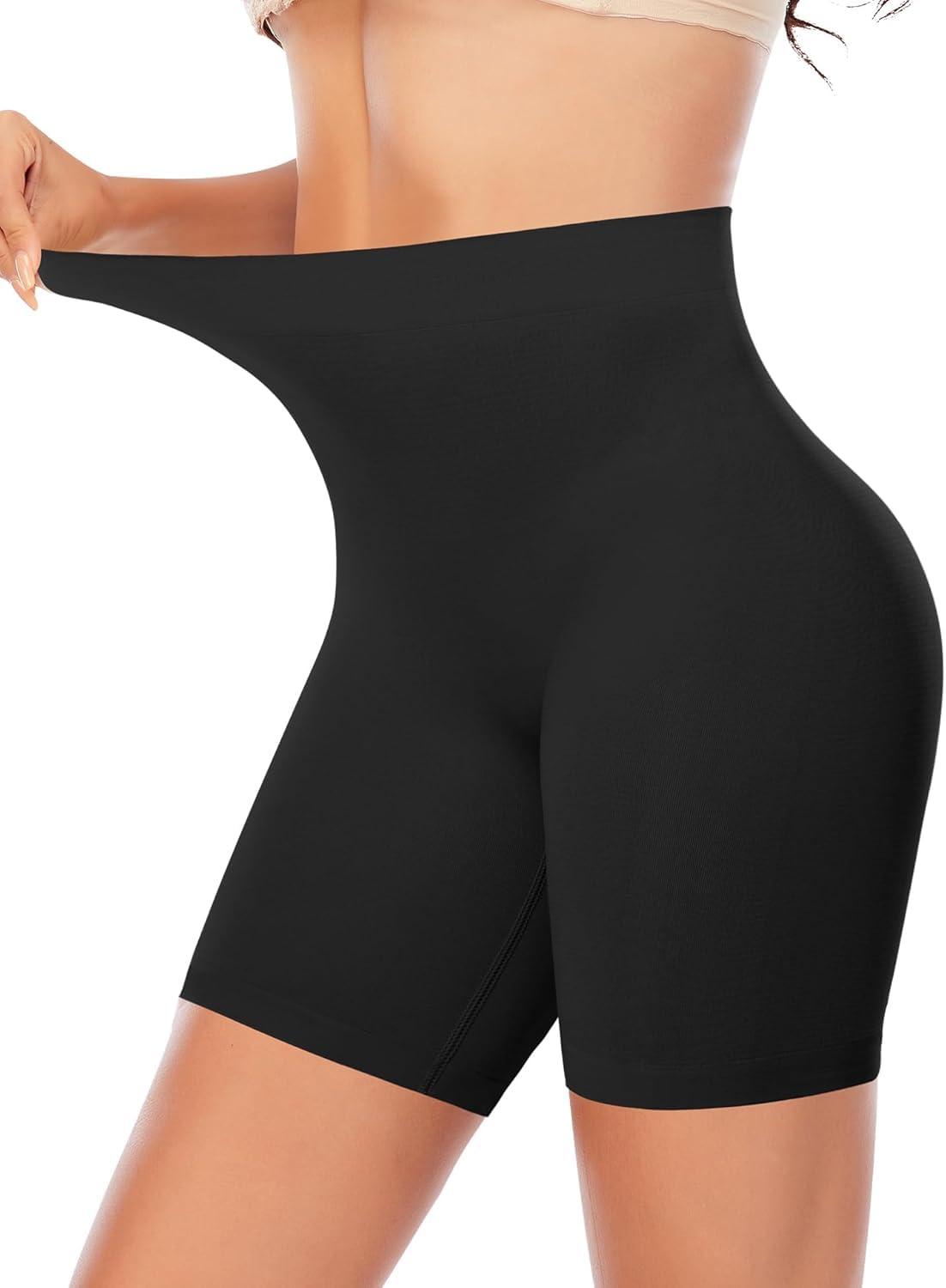 HSR Seamless Black Shapewear Boyshorts for Women