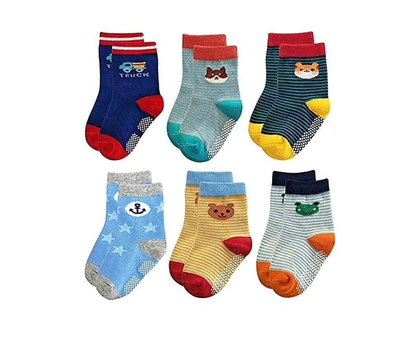 Trendy Dukaan Baby Cotton Blend Socks - Multicolour