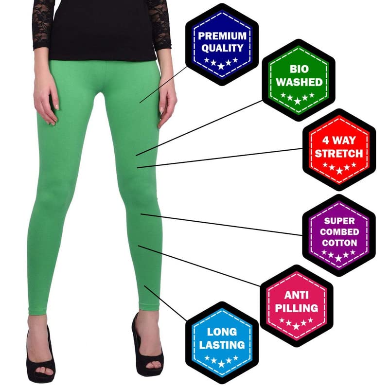 Robinbosky Women Brown Cotton Lycra Leggings - Image 3