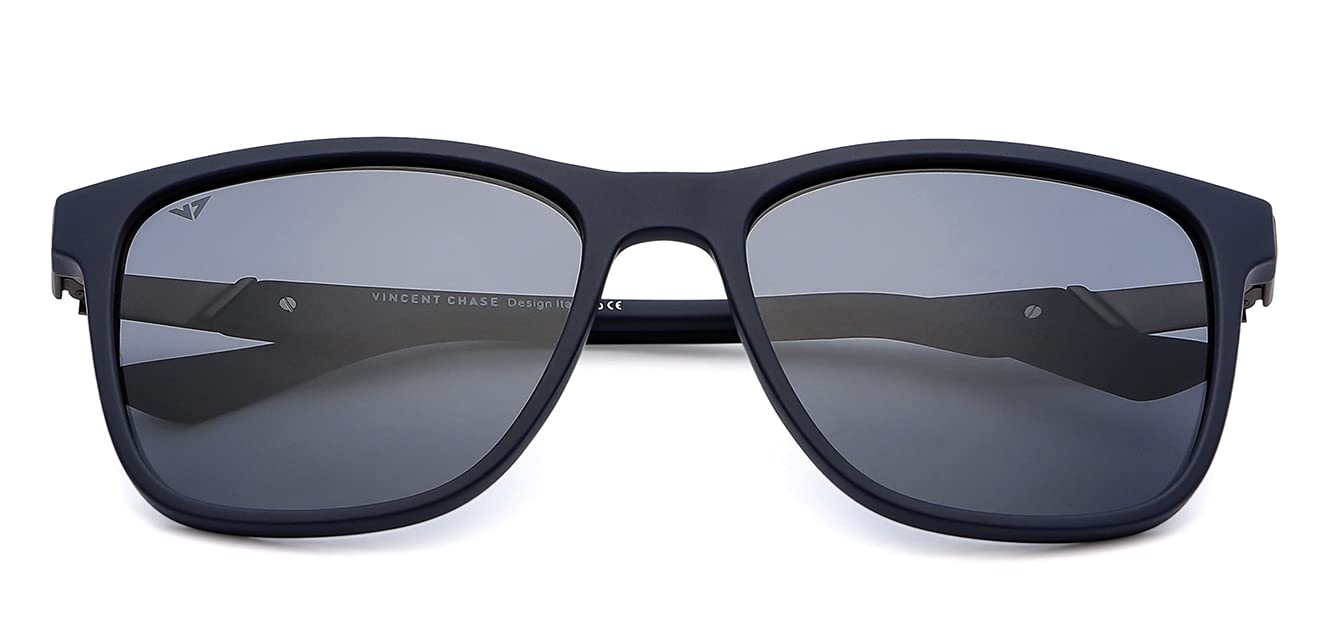 Vincent Chase Grey Wayfarer Sunglasses for Men - Image 3
