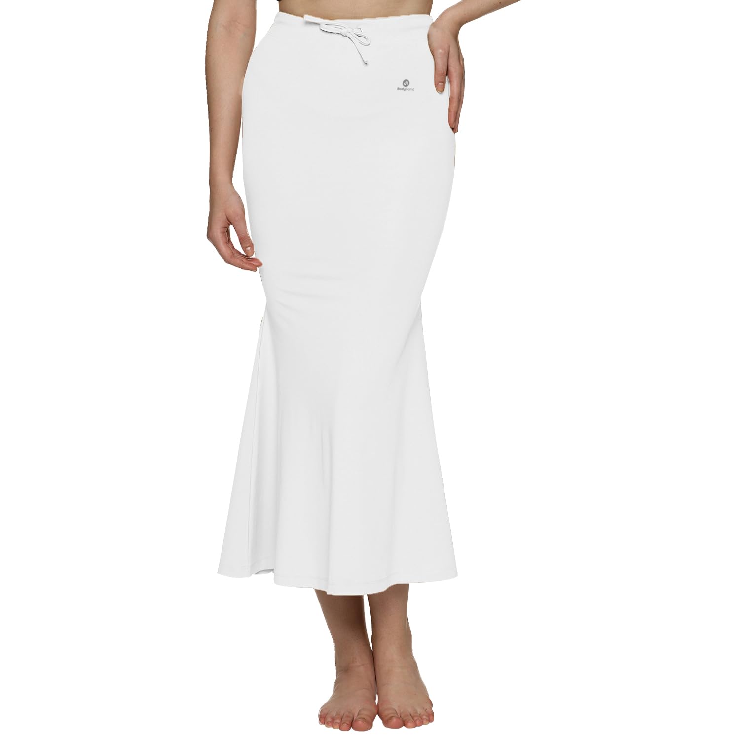Bodyband Saree Shapewear for Women - White