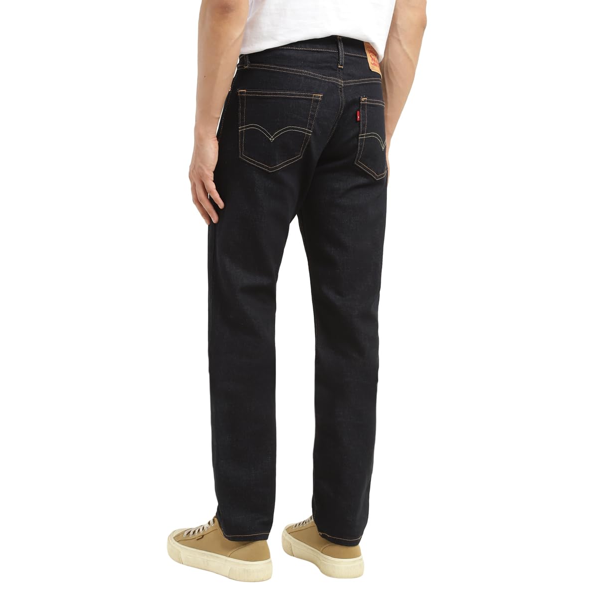 Levi's Men's Slim Jeans - Black Mid Rise - Image 2