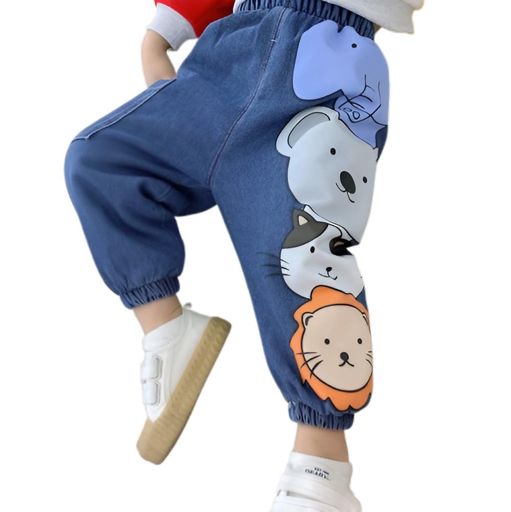 Googo Gaaga Boys Denim Joggers - Blue