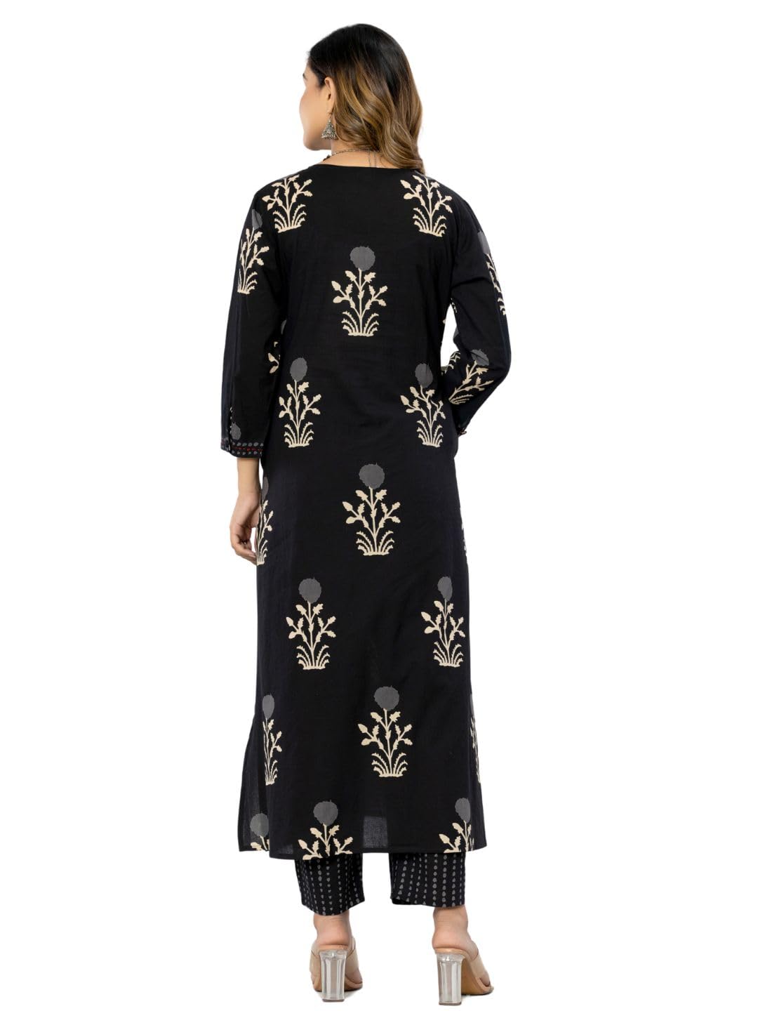 Elegant Cotton Printed Kurta Set for Women - Image 2