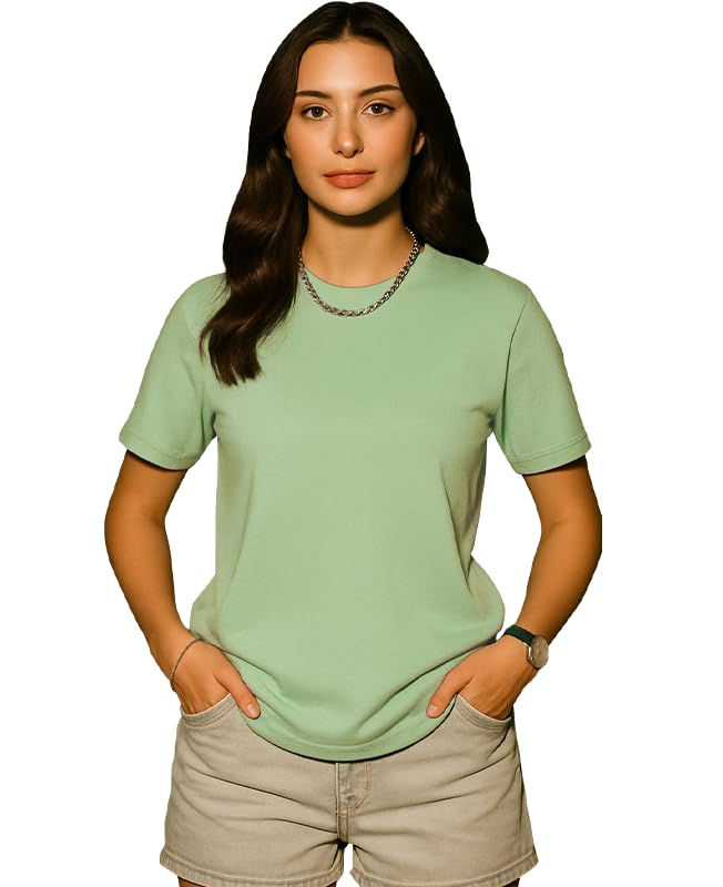 Sleepynuts Women's Cotton T Shirt - Mint Green
