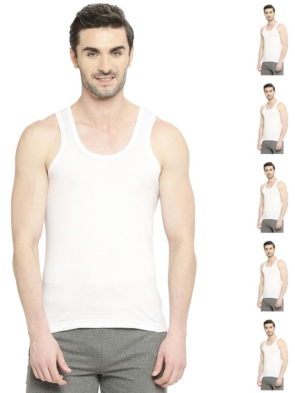 VIP Men Classic White Vest