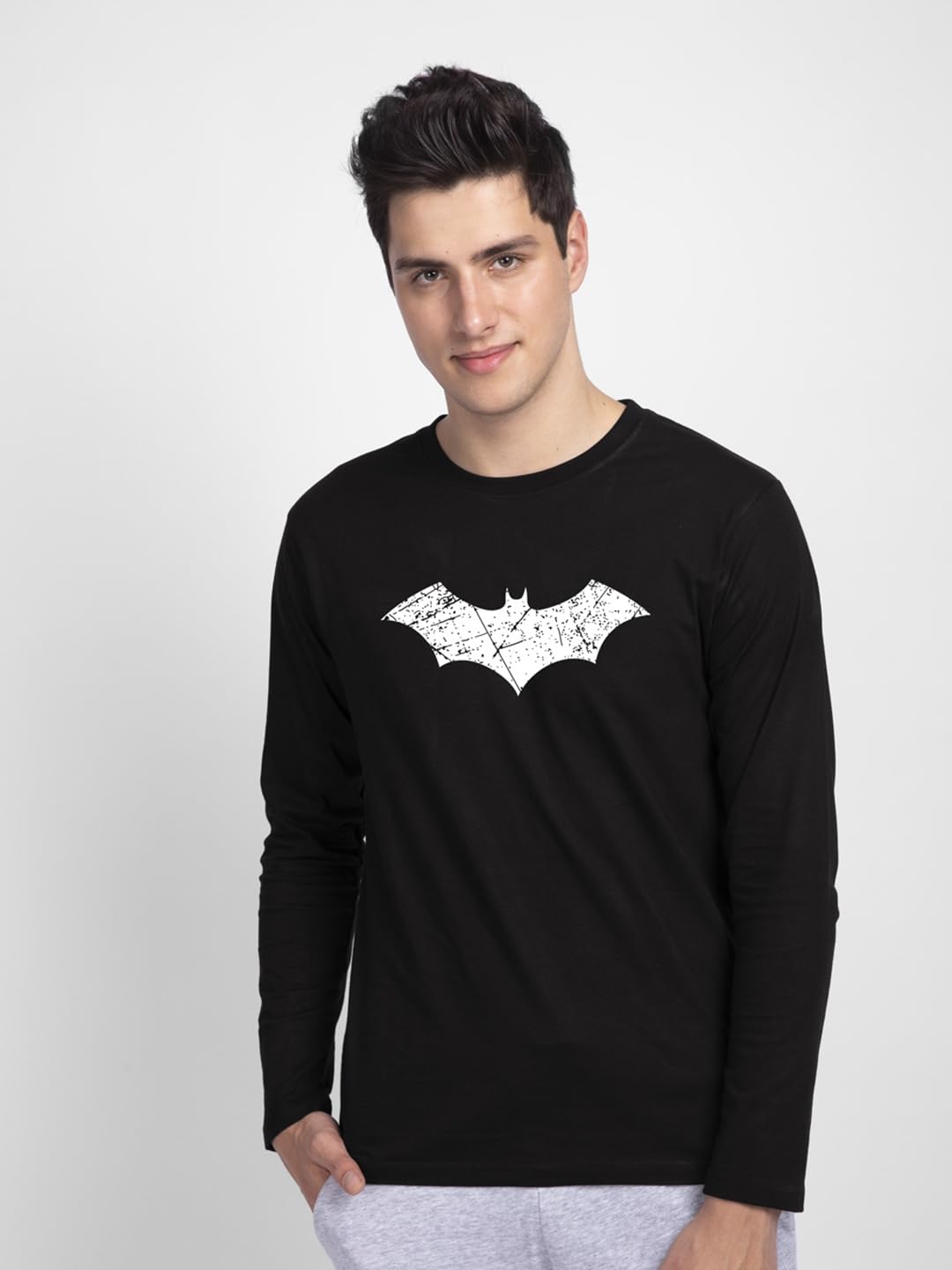Bewakoof Batman Tee for Men - Black - Image 3