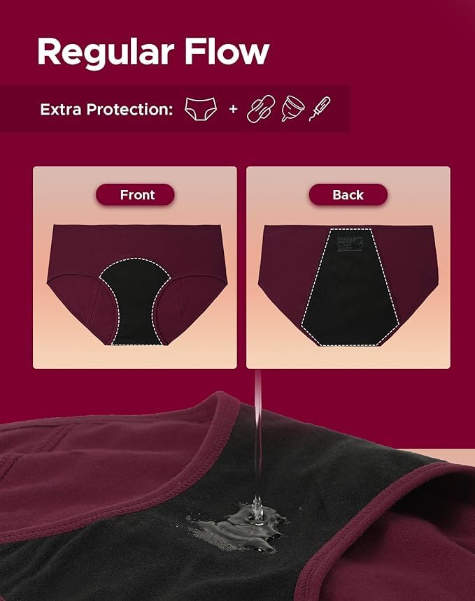 DIVING DEEP Women's Period Panty Leakproof - Image 4