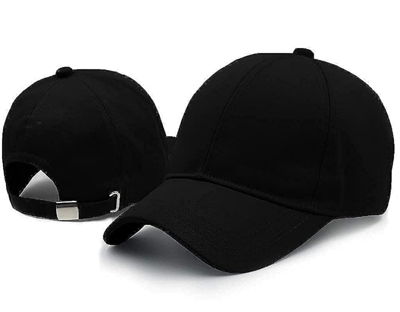 SELLORIA Adjustable Black Sun Hat Unisex