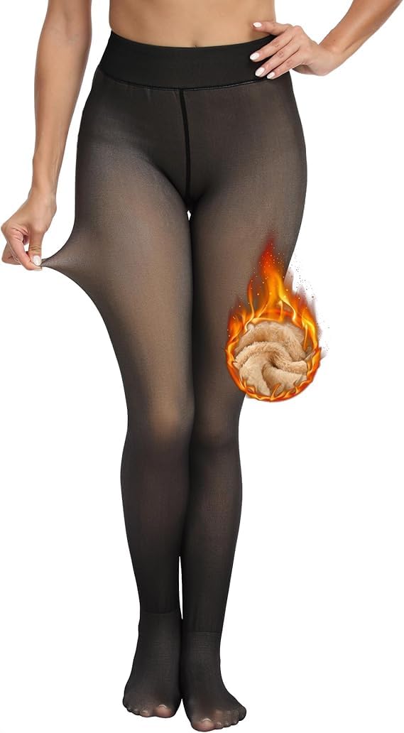 BLINKIN Velvet Touch Thermal Tights for Women - Dualtone