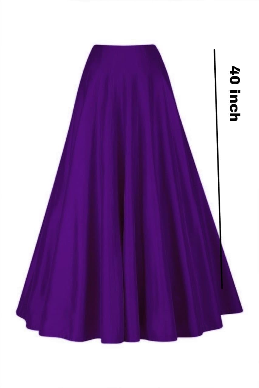 JANAK Purple Ghera Kali Skirt for Women - Image 2