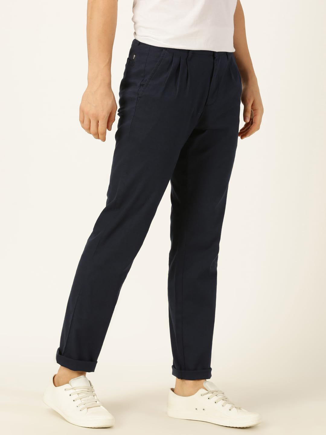 Thomas Scott Men Navy Chinos Trousers - Image 3