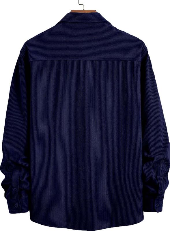 DEELMO Men Corduroy Shirt - Image 3