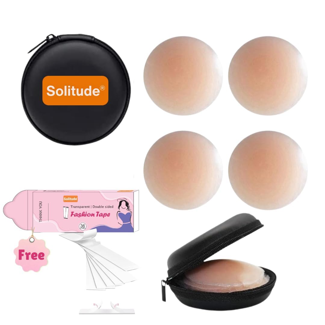 Solitude Reusable Nipple Covers - Skin Tone