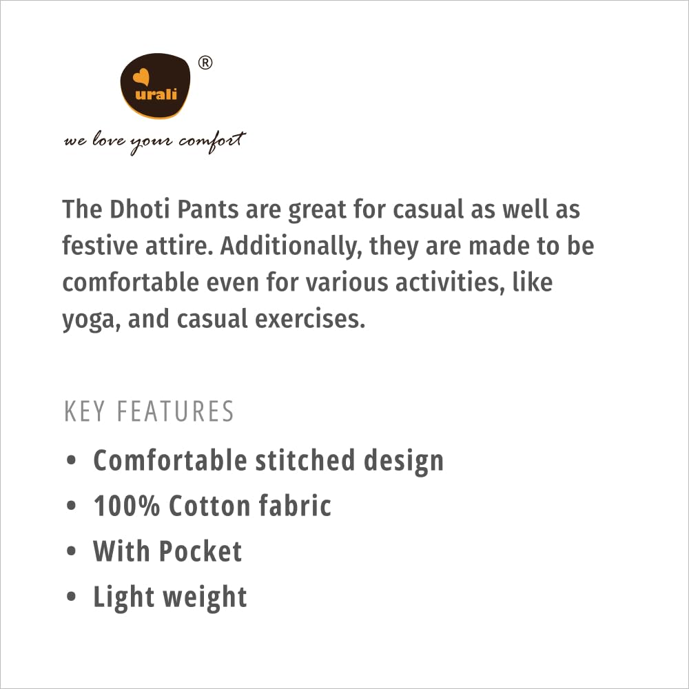 Urali Men Mehndi Green Cotton Dhoti Pants - Image 5