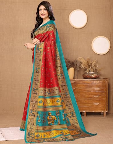 Yashika Women's Woven Saree with Art Silk - Image 3