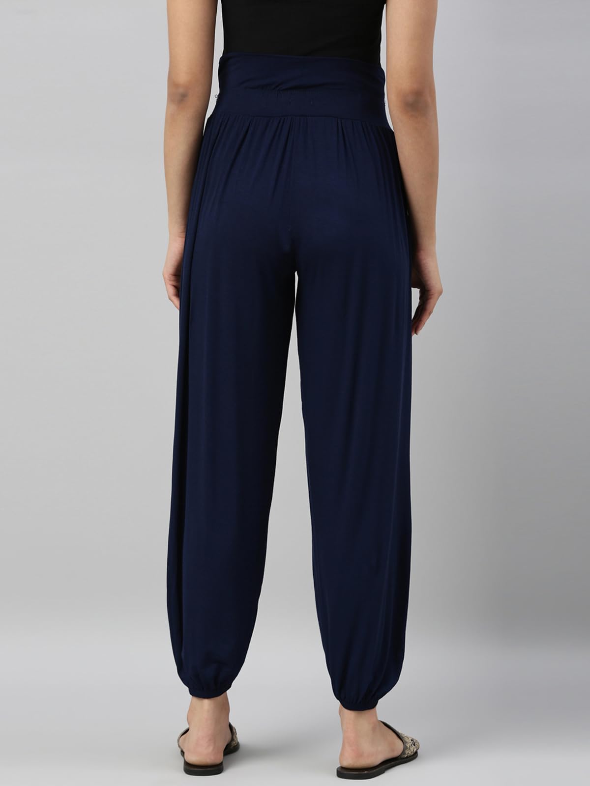 GO COLORS Women's Harem Pants - Navy Blue - Image 5