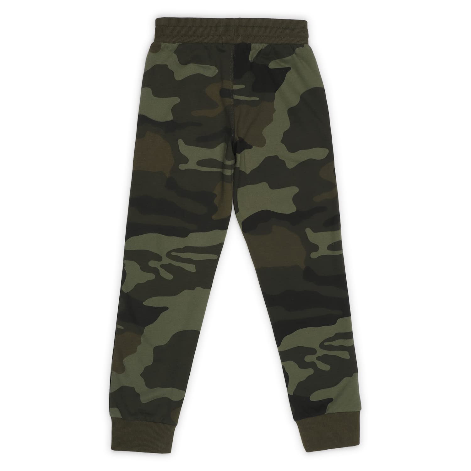 Alan Jones Boys Camouflage Joggers - Dark Green - Image 2