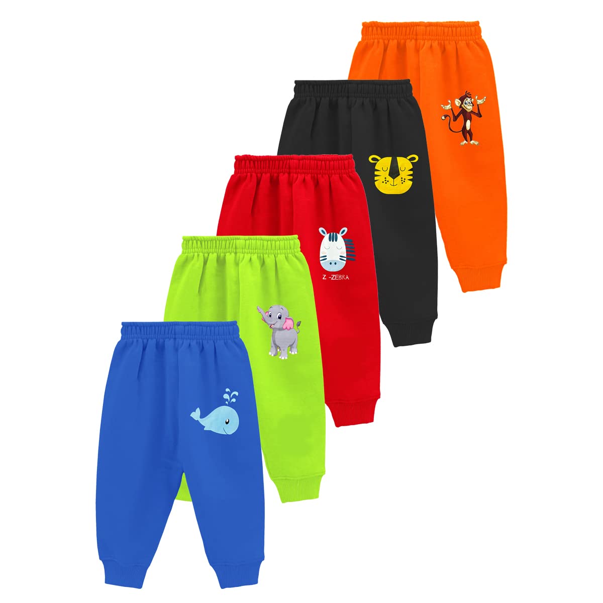 Kuchipoo Multicolor Cotton Pajamas for Baby