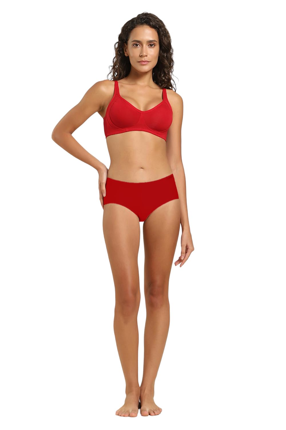 Van Heusen Wireless Bra for Women - Red - Image 5