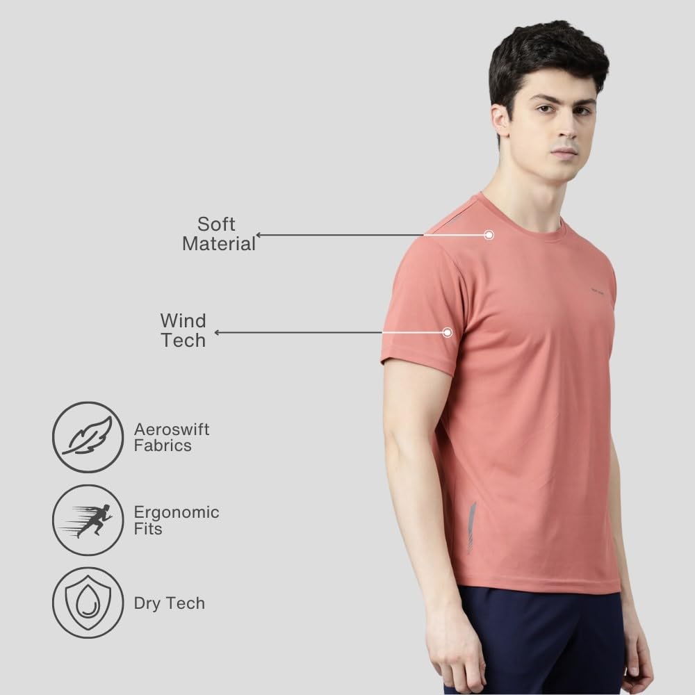 Pepe Jeans Men's Dry Fit T-Shirt - Dusty Pink - Image 3