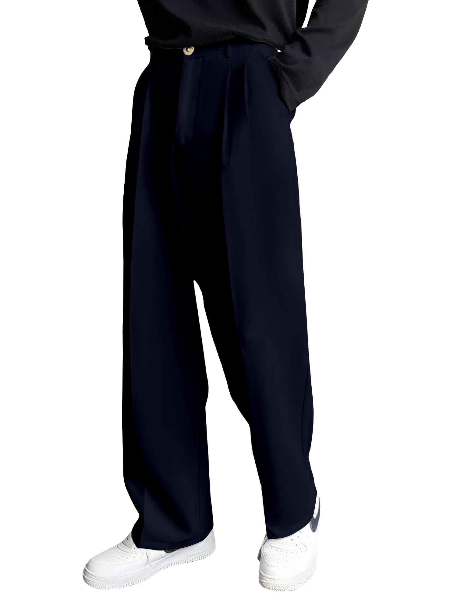 FTX Men's Formal Trousers - Navy Blue - Image 3