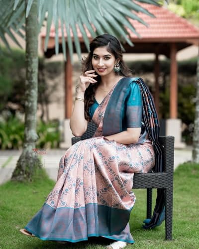 Yashika Kanjivaram Silk Banarasi Saree for Women - Image 4