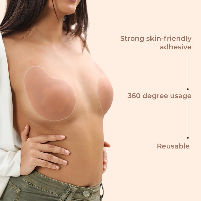 UNDERNEAT Reusable Adhesive Nipple Cover for Women - Image 4
