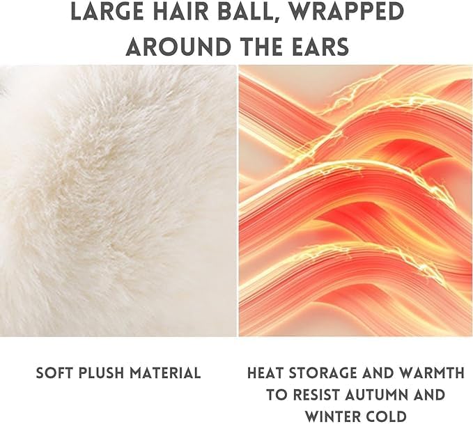 THE DDS STORE Women's Winter Ear Warmers - Black - Image 4