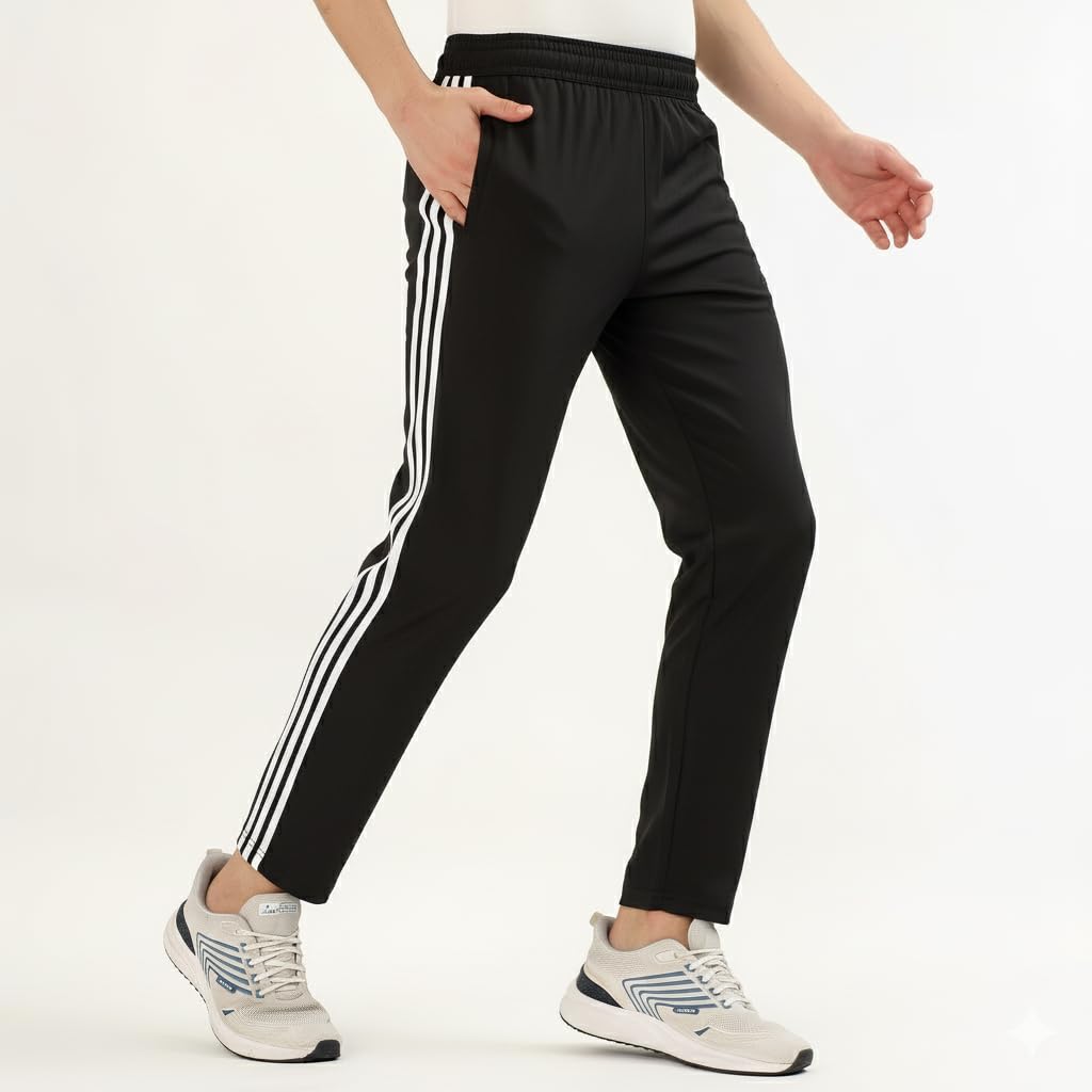 NS Lower 3Stripe Men's Athletic Track Pants - Image 3