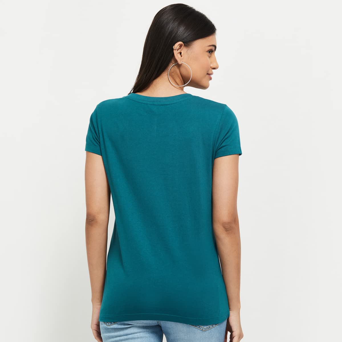 Max Cotton Women's Blouse - Teal - Image 5