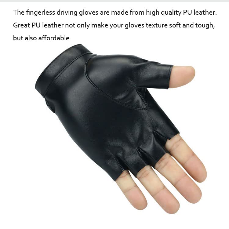 ketmart Fingerless Driving Gloves for Men Women - Image 2