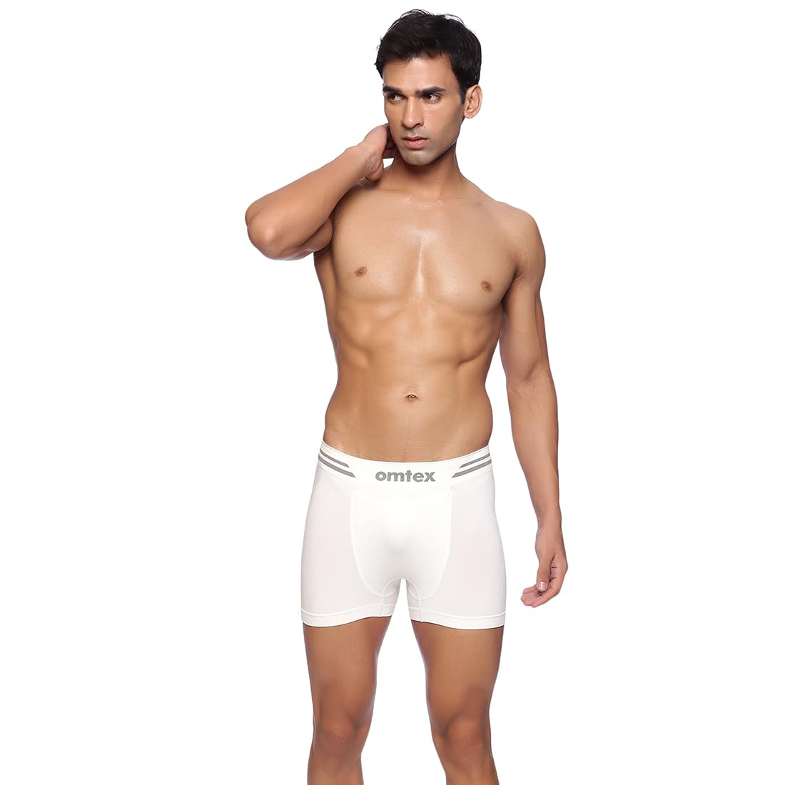 Omtex Men's Athletic Shorts - White - Image 5