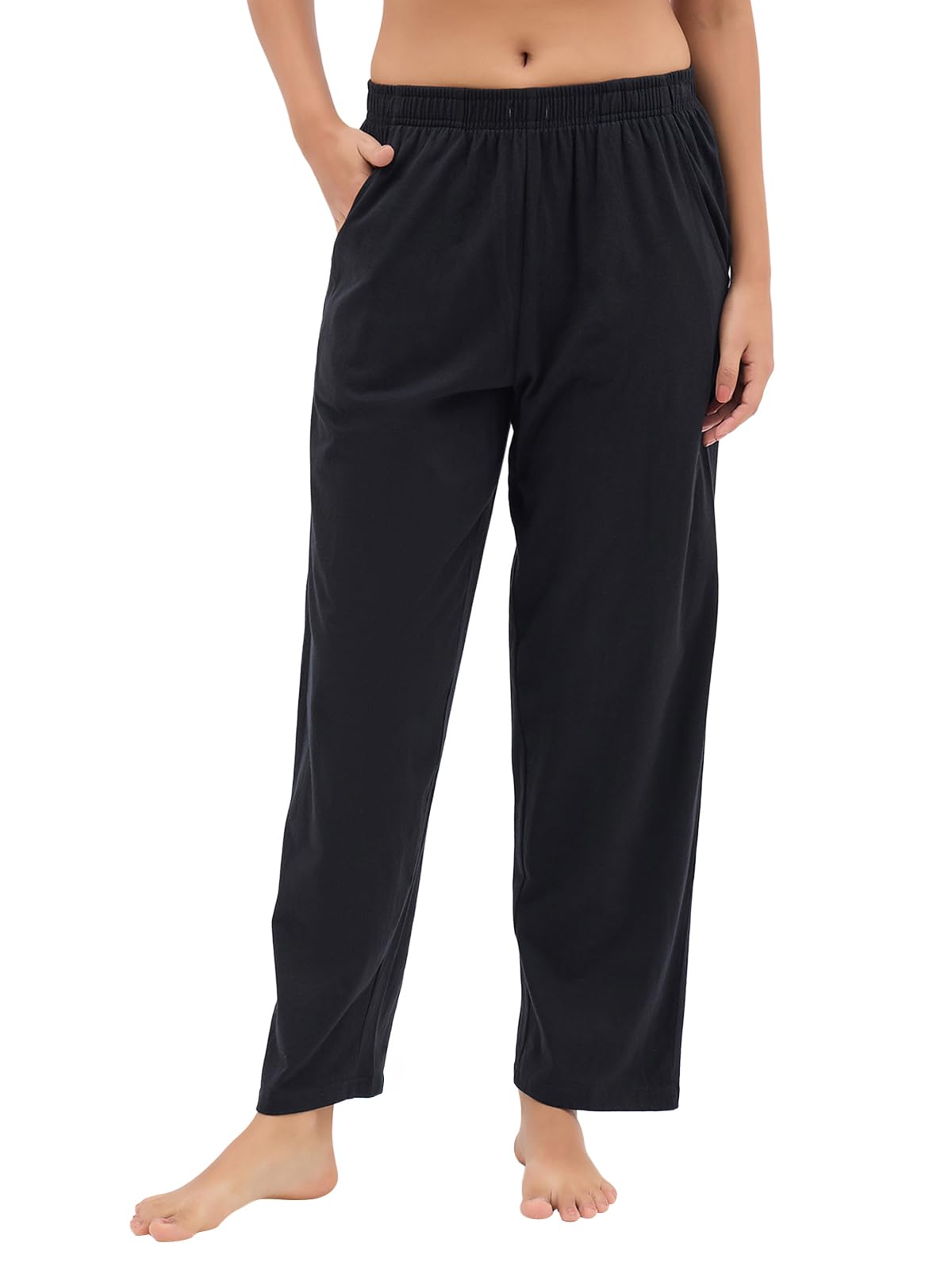 Clovia Women's Cotton Rich Pyjama - Black