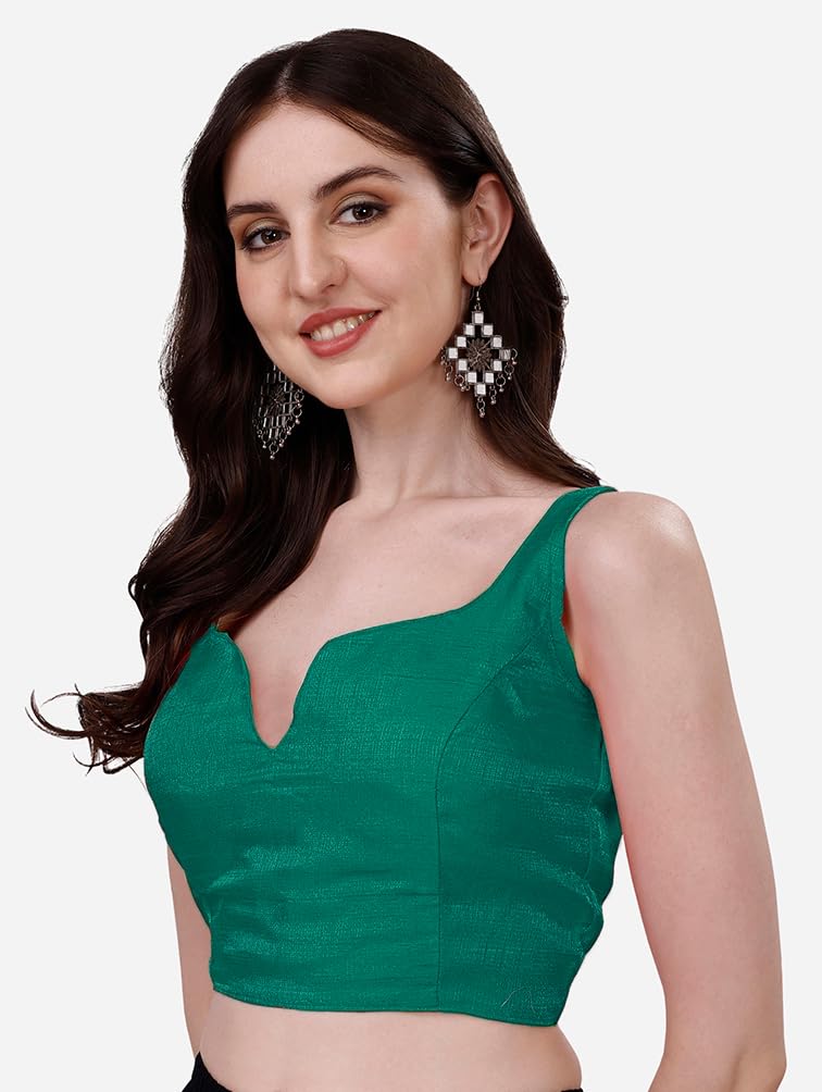 Pujia Mills Women's Sleeveless Blouse - Teal - Image 4