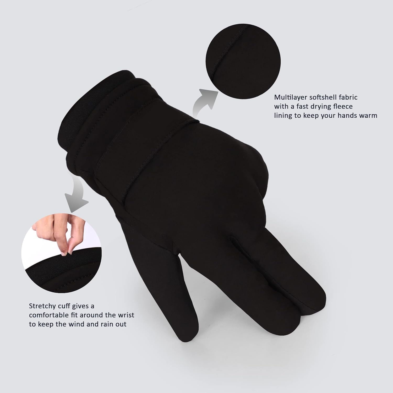 GarbGlide Waterproof Gloves for Winter - Image 3