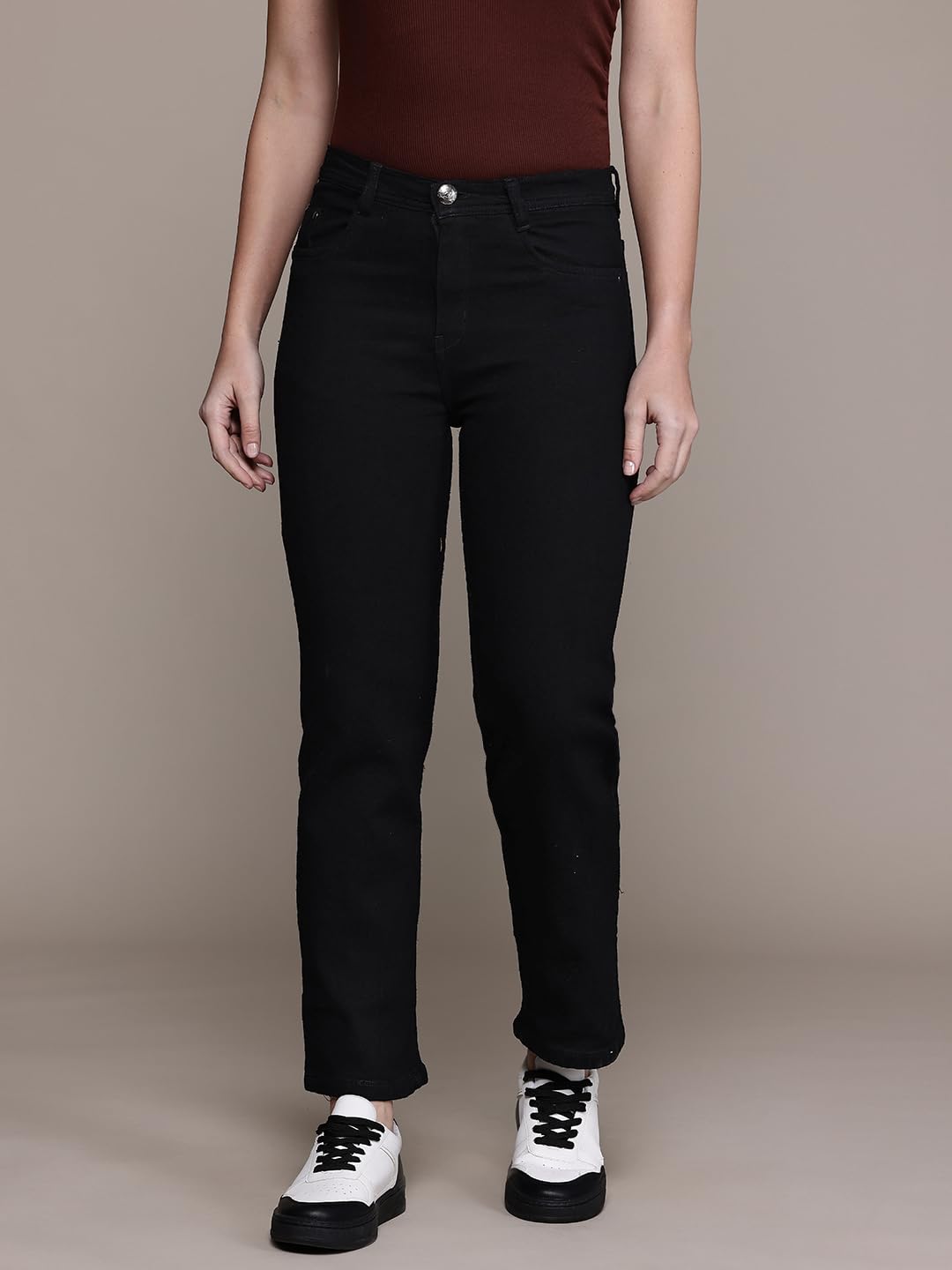 Nifty Women's Denim Jeans - Black - Image 3