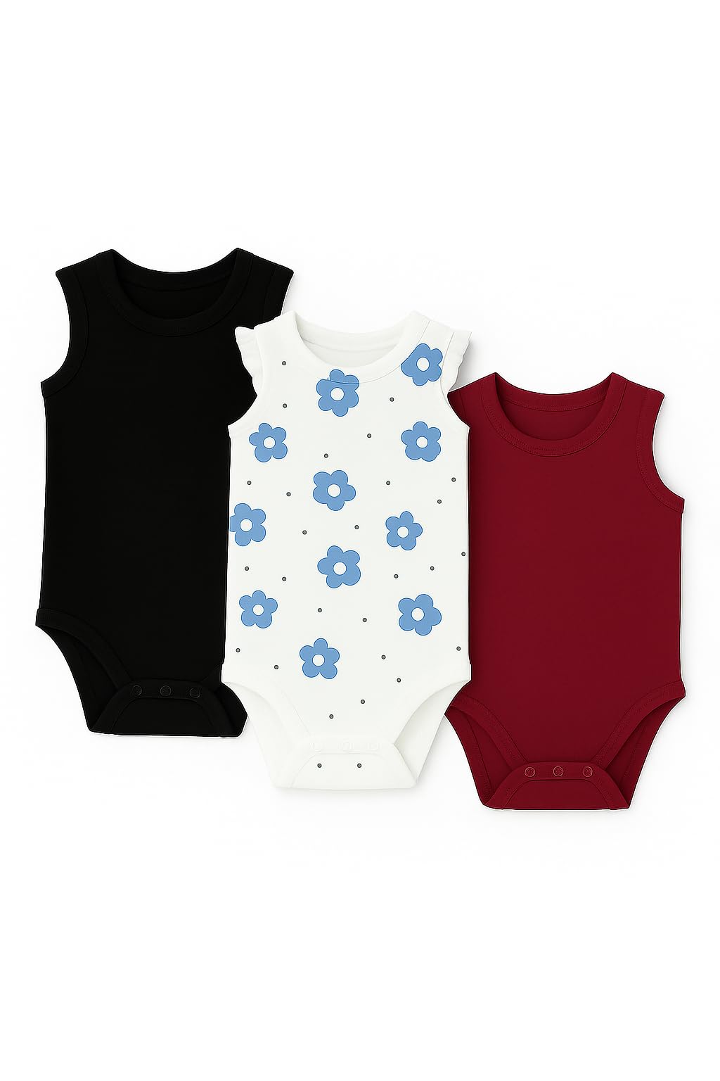 TuddyBuddy Cotton Rompers for Baby - Multi Color