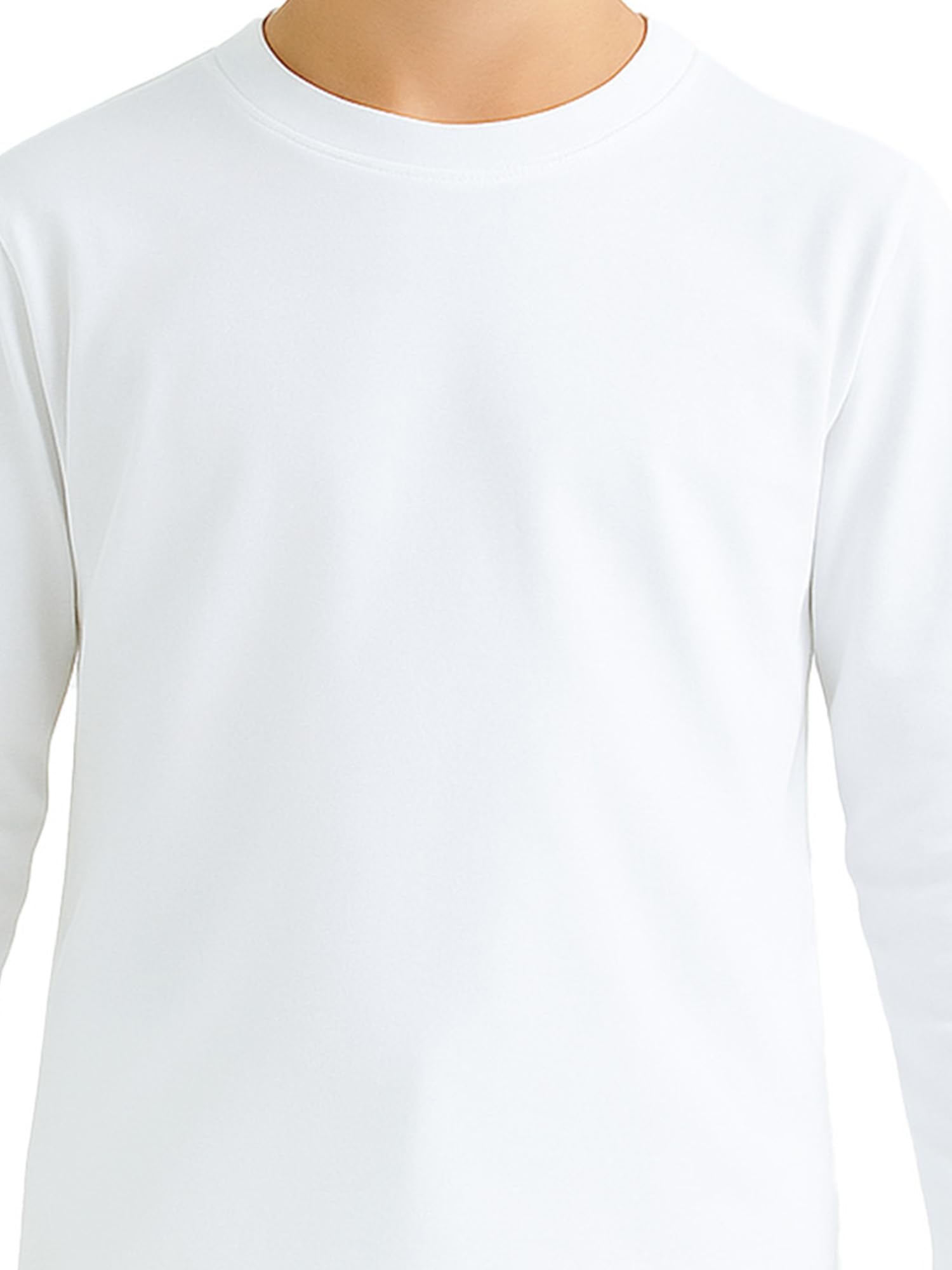 DYCA Boys White Round Neck T-Shirt - Image 2
