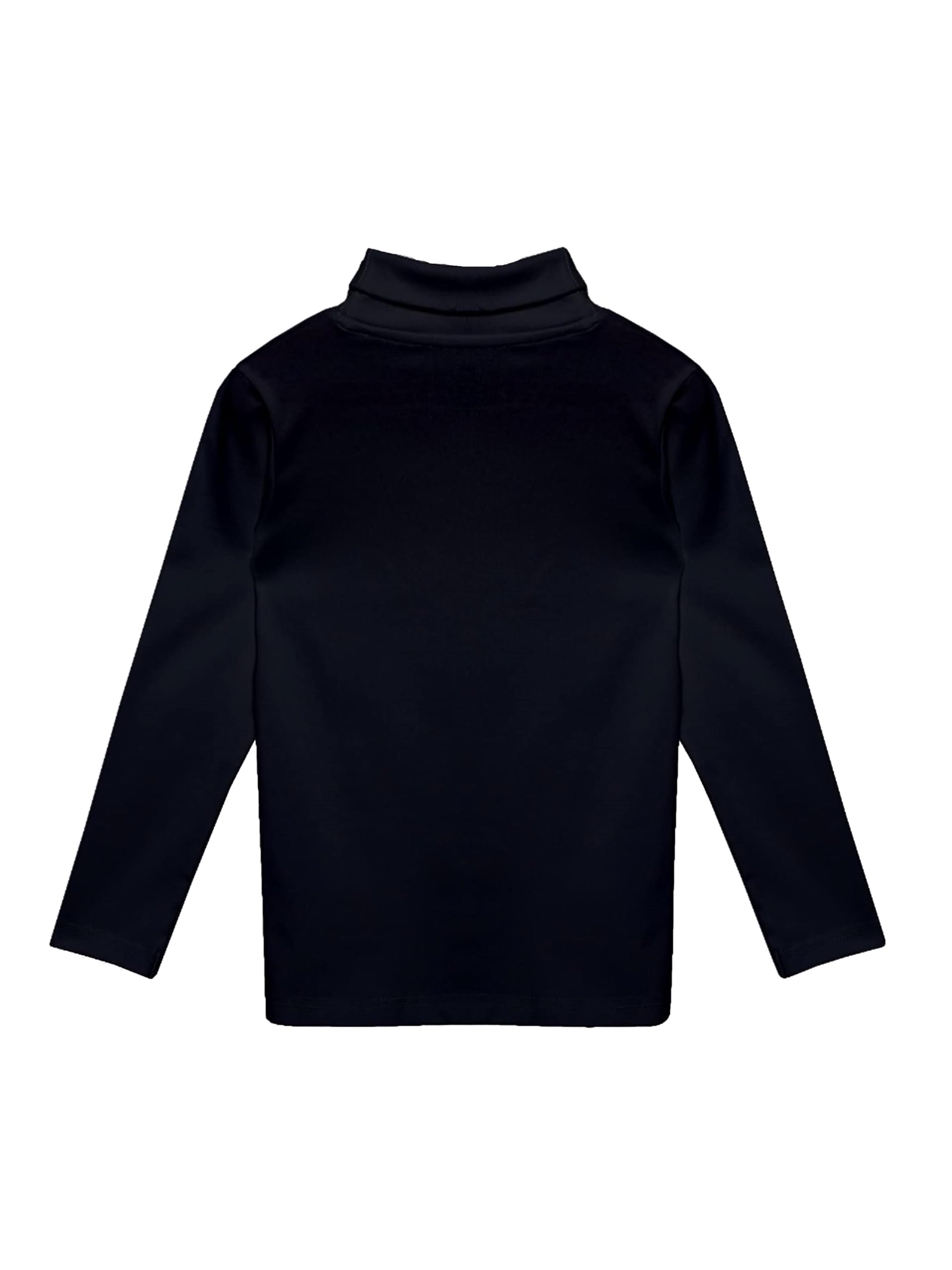 KiddoPanti Unisex Turtle Neck Tee - Black - Image 2